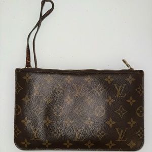 authentic Louis Vuitton neverfull hand wallet